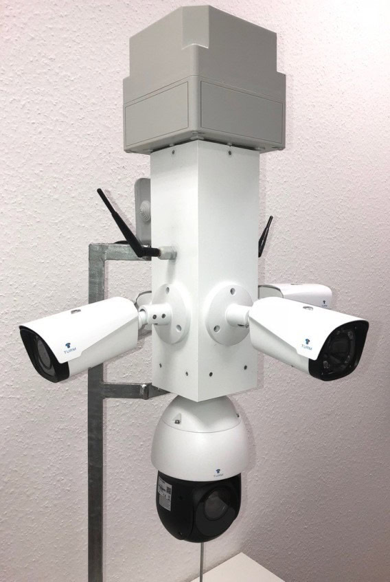 Baustellenüberwachung Systemkopf Secura Zone